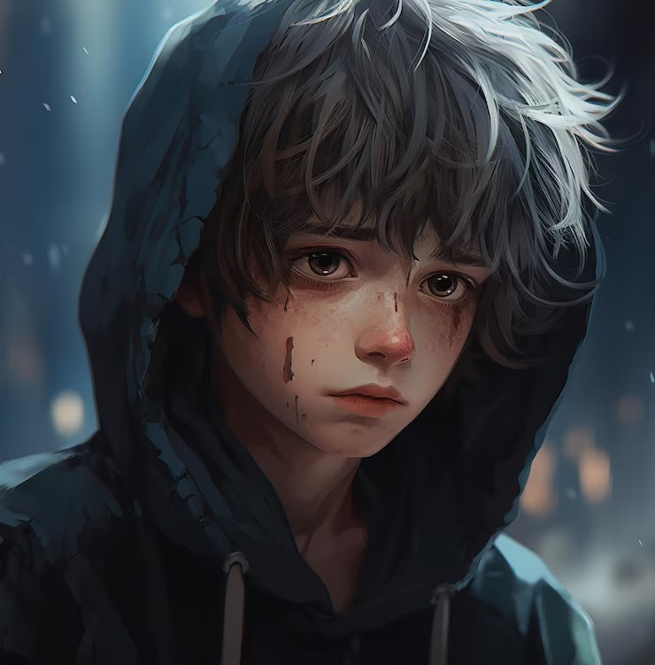 Anime Girl Dp For Instagram Black