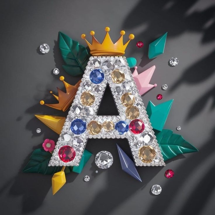 Beautiful A Letter DP