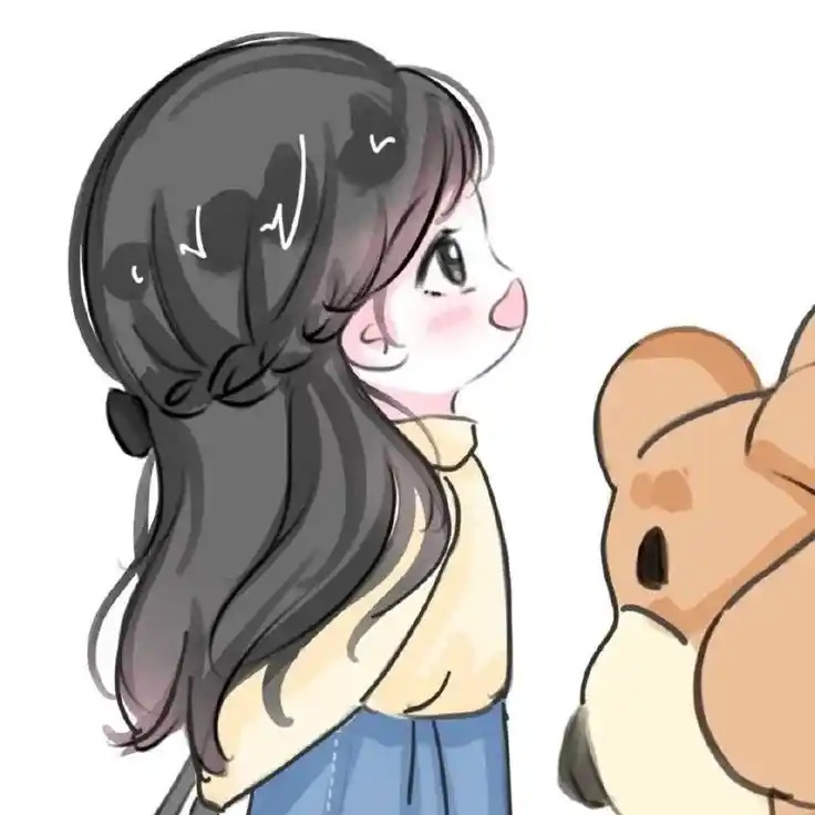 Cartoon Girl 4k Photo