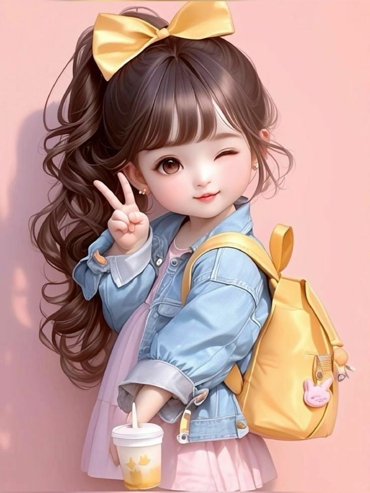 Hd Cartoon Girl Photo