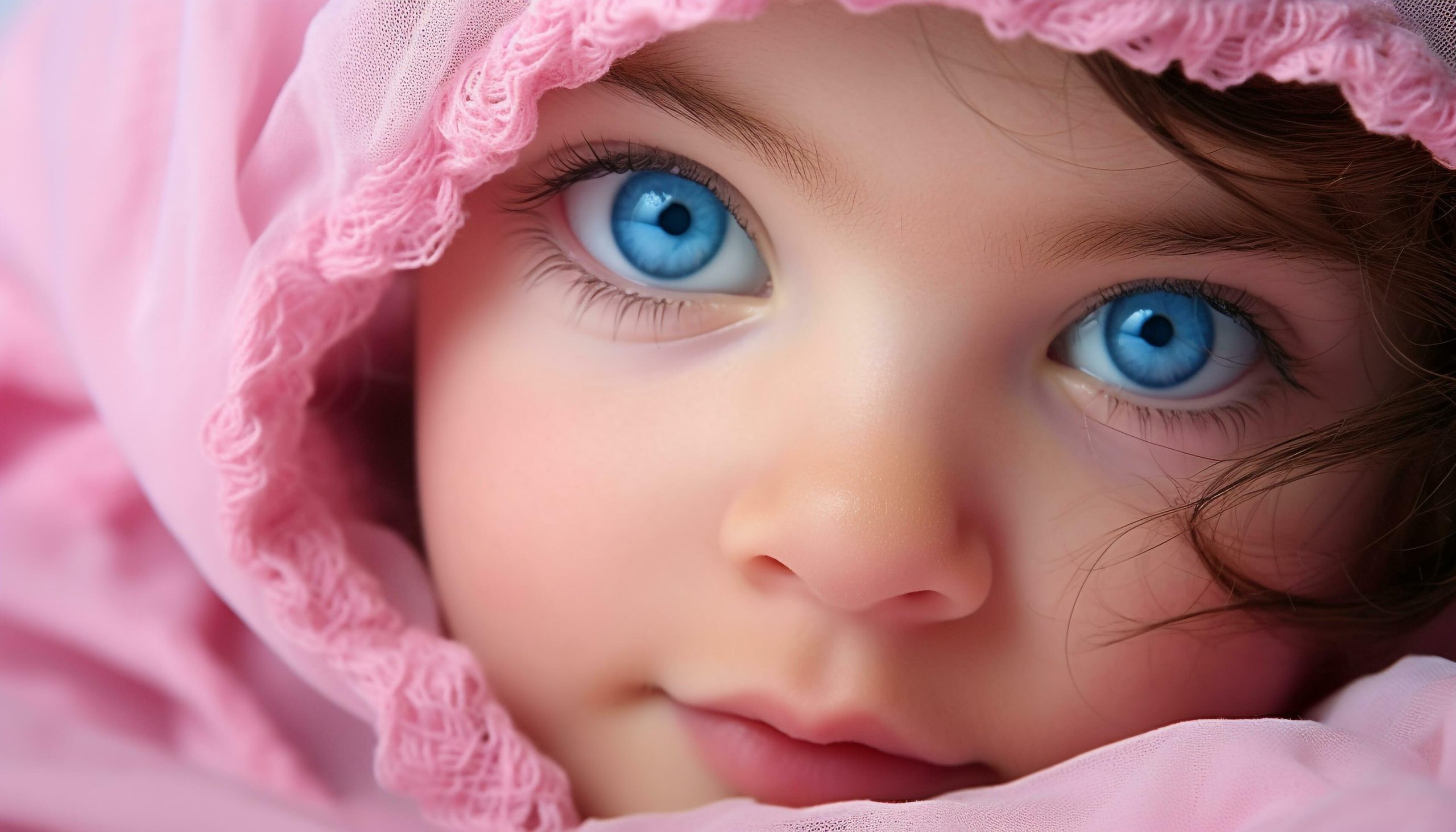 Pink Dress Cute Baby Girl Images