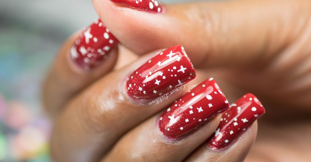 Silver Wrapping Paper Nails