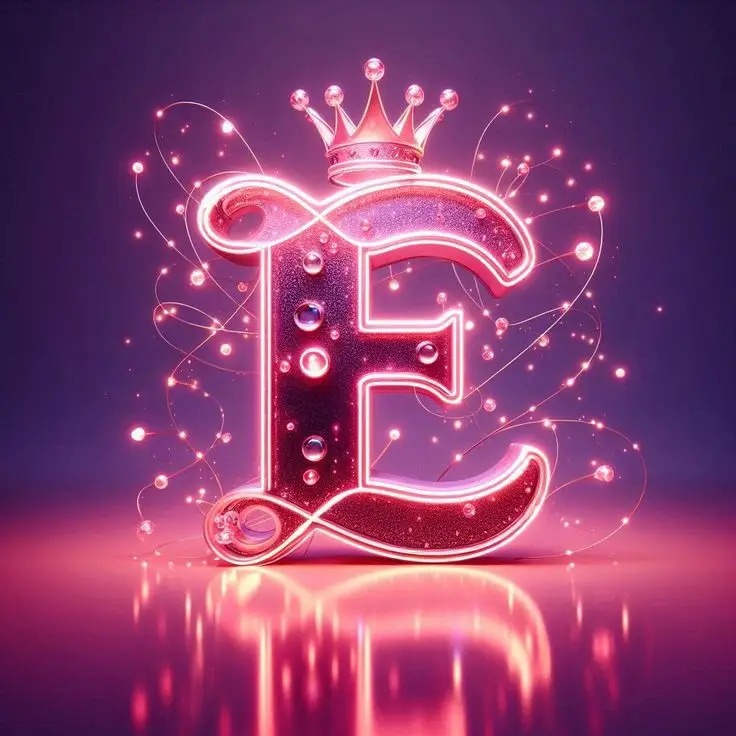 Stylish E Name Dp For Girl