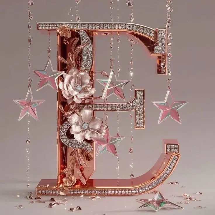 Stylish E Name Dp For Girls