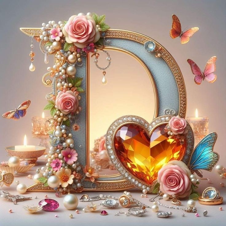 Stylish Whatsapp D Letter Dp