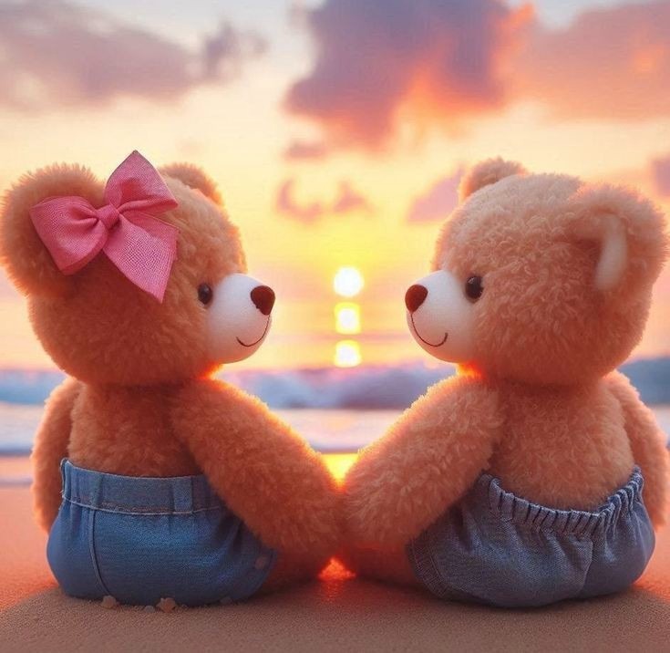 Teddy Bear Couple Dp