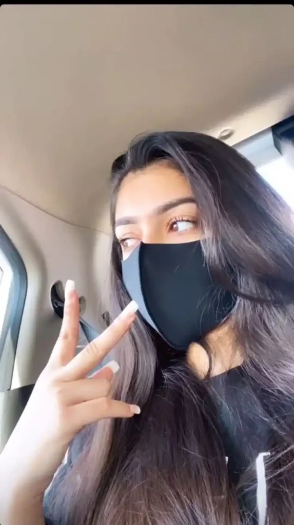 Cute Mask Girl Dp