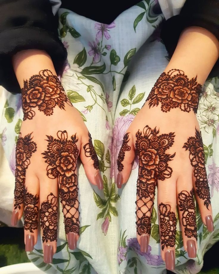 Simple Arabic Mehndi Design Images