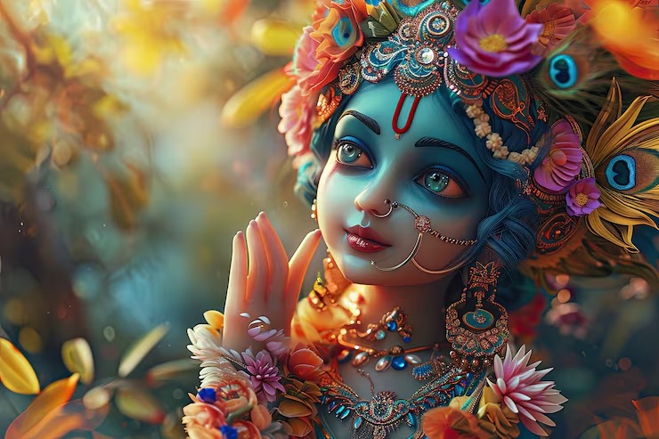 Radha Krishna Cute Photo