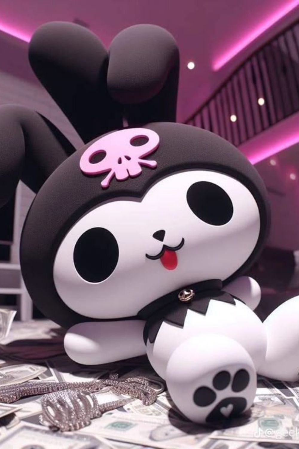 Cute Purple Kuromi Pfp